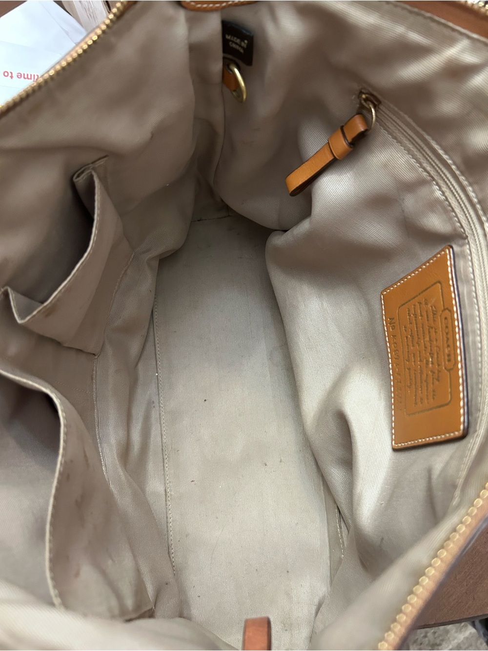 Coach signature patchwork tote bag - Picture 4 of 12
